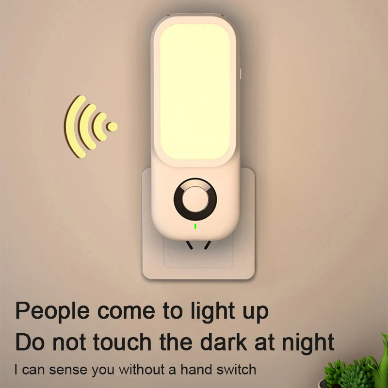 veilleuse nuit sans fil induction lumière blanche moderne adhésif tactile flash torch charge urgence