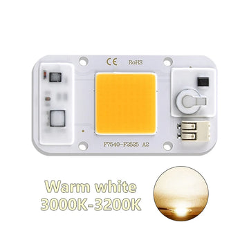 ampoule led cob 20w 30w 50w blanc jaune 3000k 6500k clips moderne technologique