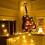Guirlande lumineuse étoile LED créant une ambiance romantique pour mariage