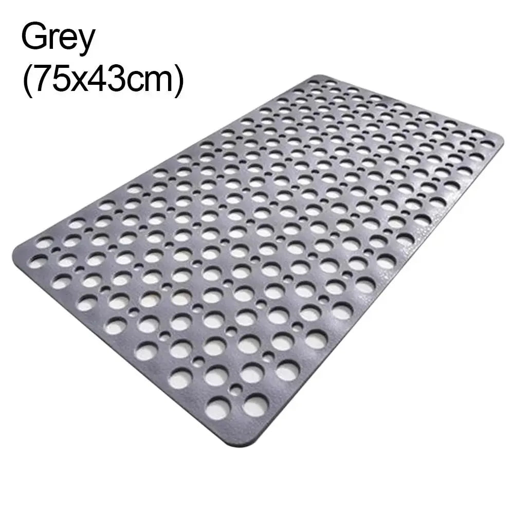 tapis bain antidérapant perforations adhésif rose bleu vert gris moderne