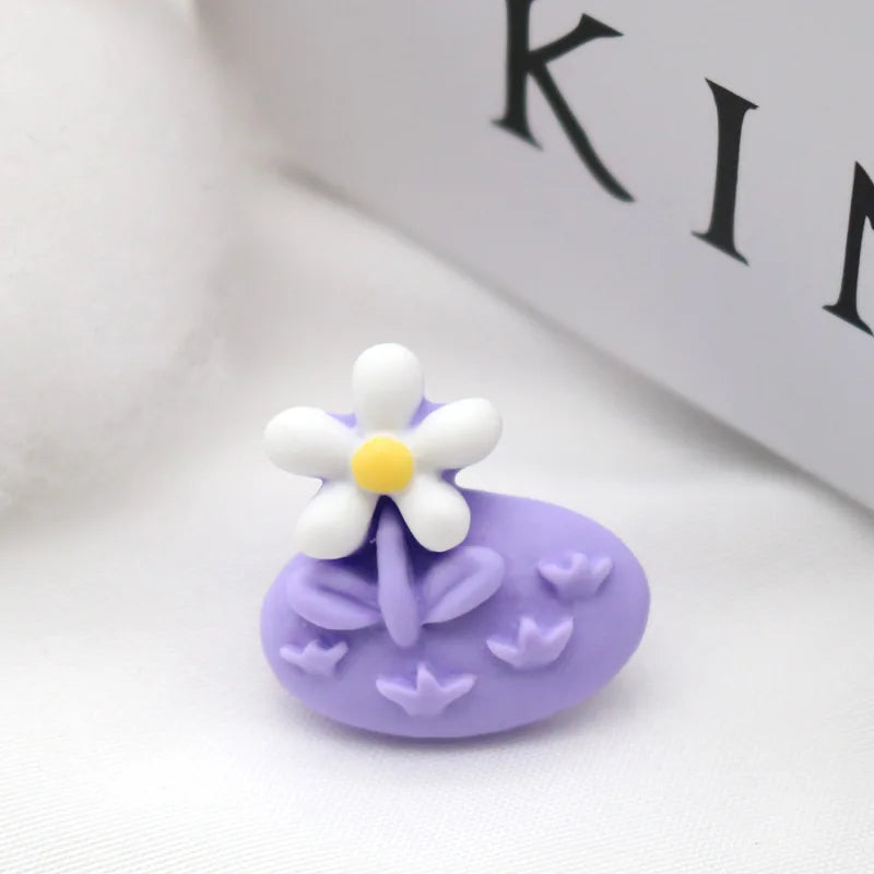 miniatures décoratives kawaii résine lapin coeurs champignons maison arrosoir carotte fleur enfants