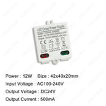 driver led 12v 10w 830ma 12w 24v 500ma blanc moderne