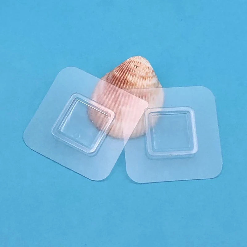 support bijoux transparent adhésif moderne 7cm 3cm 6cm 6cm echangetable