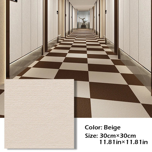 tapis carré moderne antidérapant polyester motif carreaux géométriques sol cuisine salon maison intérieur