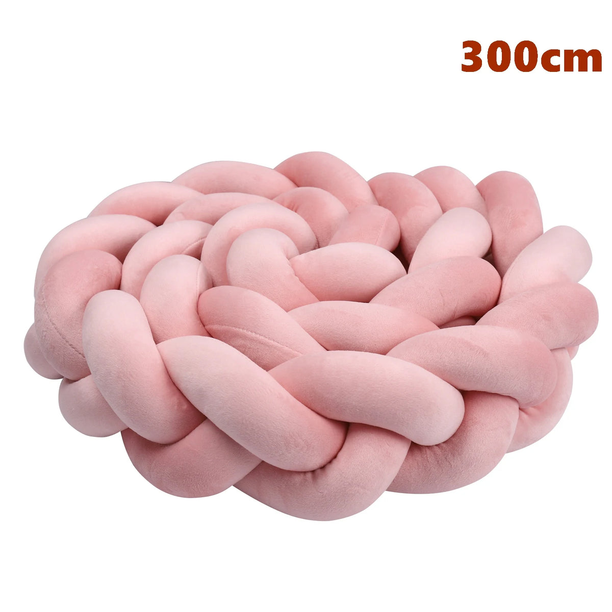 coussin noué bébé tissu doux texture tressée beige clair moderne confortable sécurité chambre anti