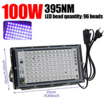 lampe uv moderne interrupteur 50w 100w 200w 300w noir mat