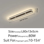 plafonnier led moderne ultra mince bande lumineuse chambre couloir blanc flux lumineux élevé télécommande
