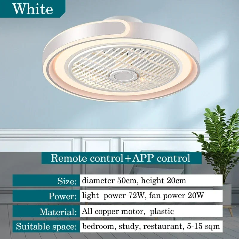 ventilateur lampe led moderne blanc rose pâle grille ventilation cercle lumineux durable certifications vde