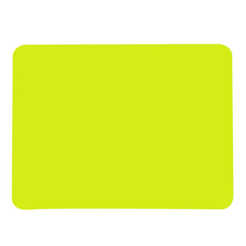 tapis table silicone moderne 40x30cm bleu gris vert jaune rose marronclair uni opaquet