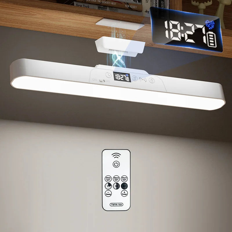 lampe led blanc moderne réglable télécommande recharge usb économie énergie protection yeux multiprise