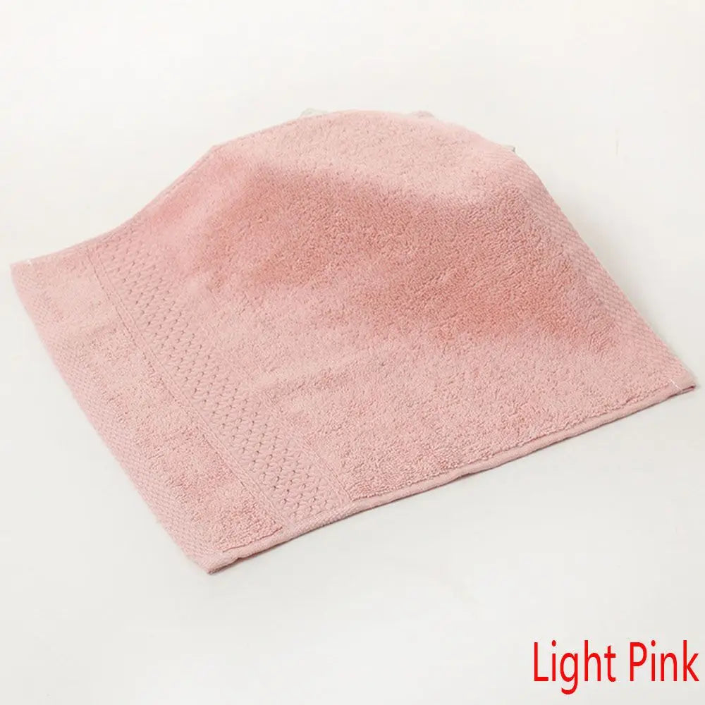 serviette face carrée coton marron rouge bleu vert rose blanc