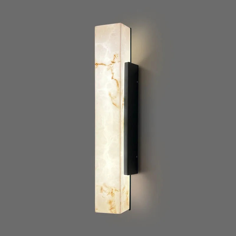 applique murale led marbre ip65 acier inoxydable moderne extérieur blanc beige noir