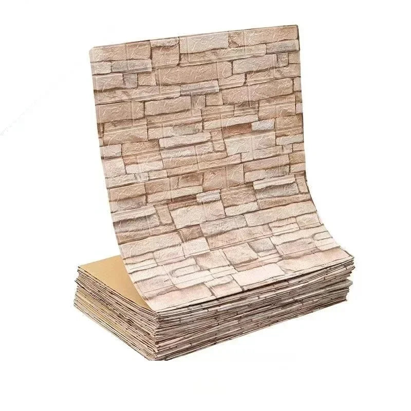 Papier peint auto adhésif brique moderne résistant humidité antistatique 200cm 70cm