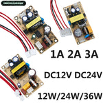 transformateur électrique 12v 24v 5v led alimentation puissance stable câbles vis électronique moderne