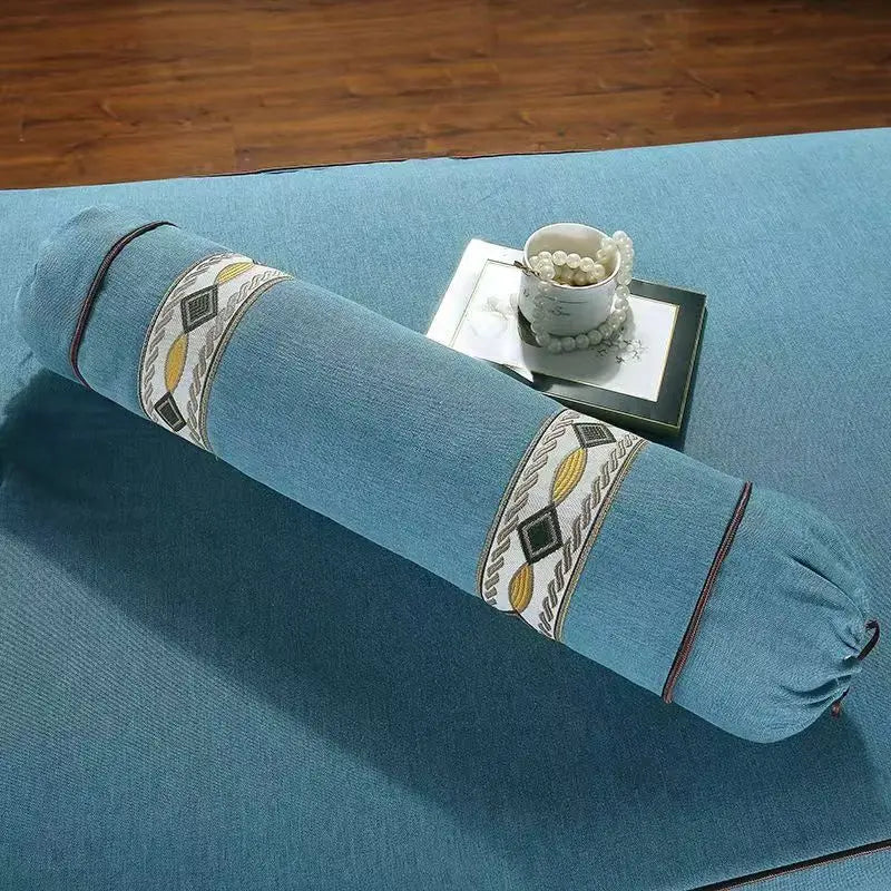 massage corps coussin gris motif géométrique moderne adhésif relaxation lit bien être santé confort