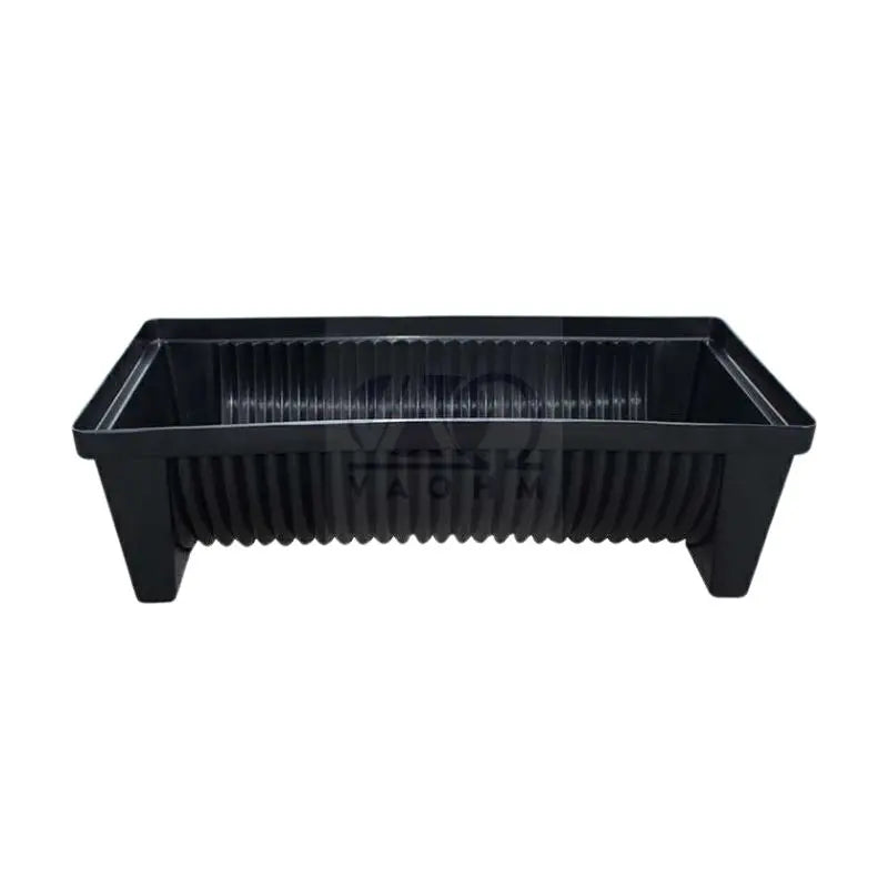 conteneur rangement bobine plastique noir ondulé surface intérieure industrielle utilitaire sd antistatique