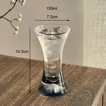 verre boisson moderne 150ml transparent effet ombré gris minimaliste occasion noël valentin mariage