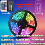 ruban led multicolore moderne télécommande 24touches facile salon fêtes noël