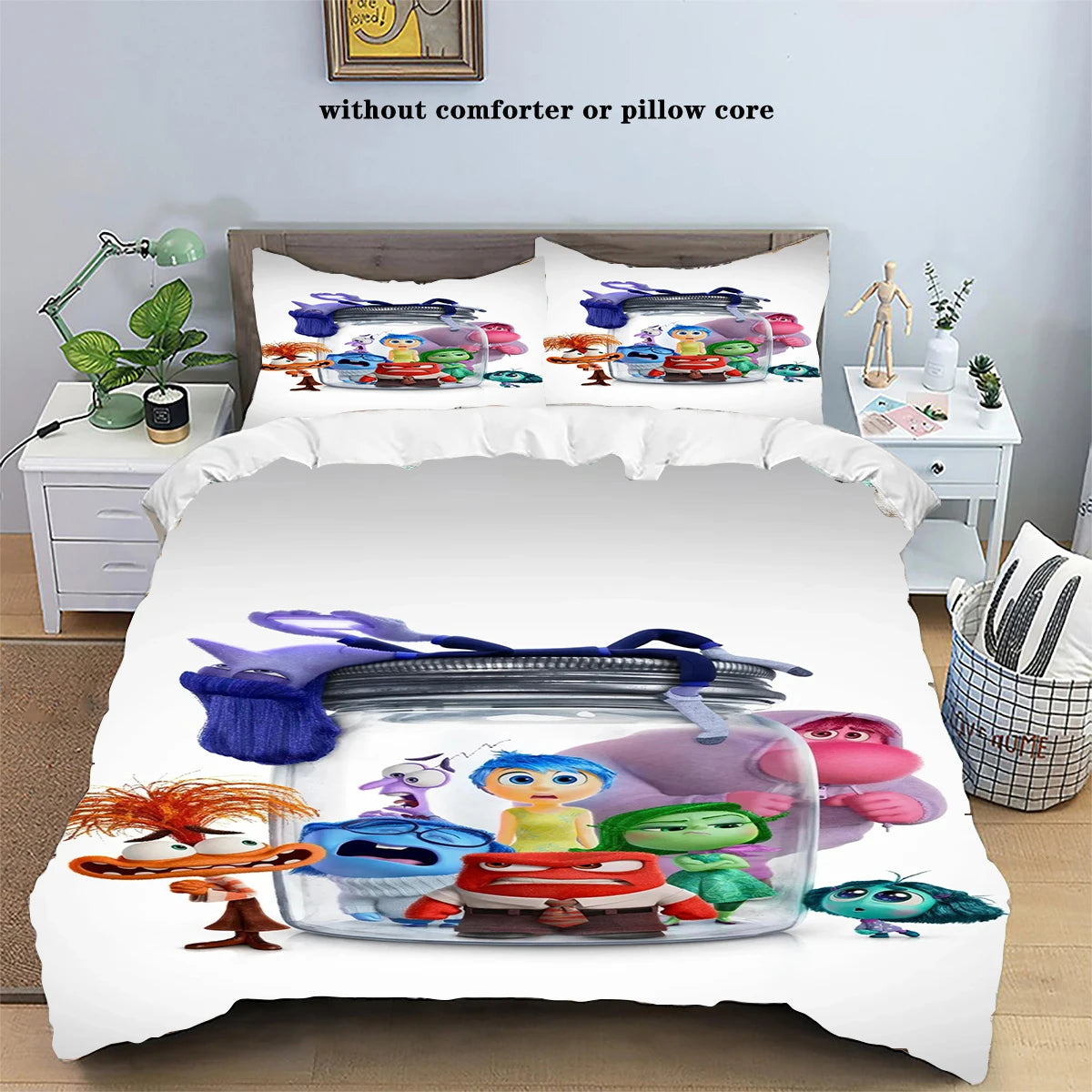 Décoration de chambre avec motifs Inside Out 2