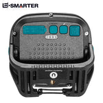 torche rechargeable usb portable lampe poche bleu moderne résistante chocs clip lumiere intense camping