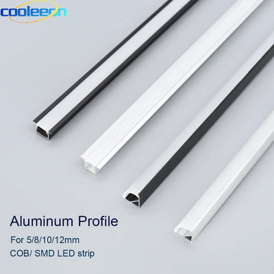 Profilé aluminium LED 50cm argent