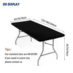 nappe table extensible spandex moderne noire bleu marine jaune verte rouge personnalisable mariage hôtelextérieur