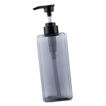 flacon savon liquide pompe rechargeable bleu moderne transparent refillable 250ml 450ml 650ml