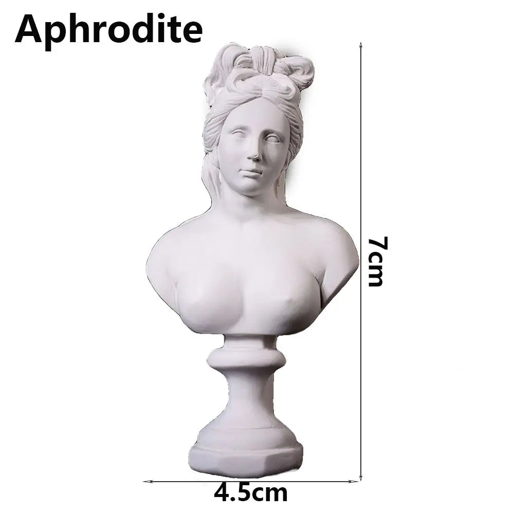 buste sculpté résine blanc classique agrippa aphrodite ares arias brutus david hermes moliere stgeorge