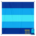 serviette plage bleue moderne sac rangement imperméable grande taille portable