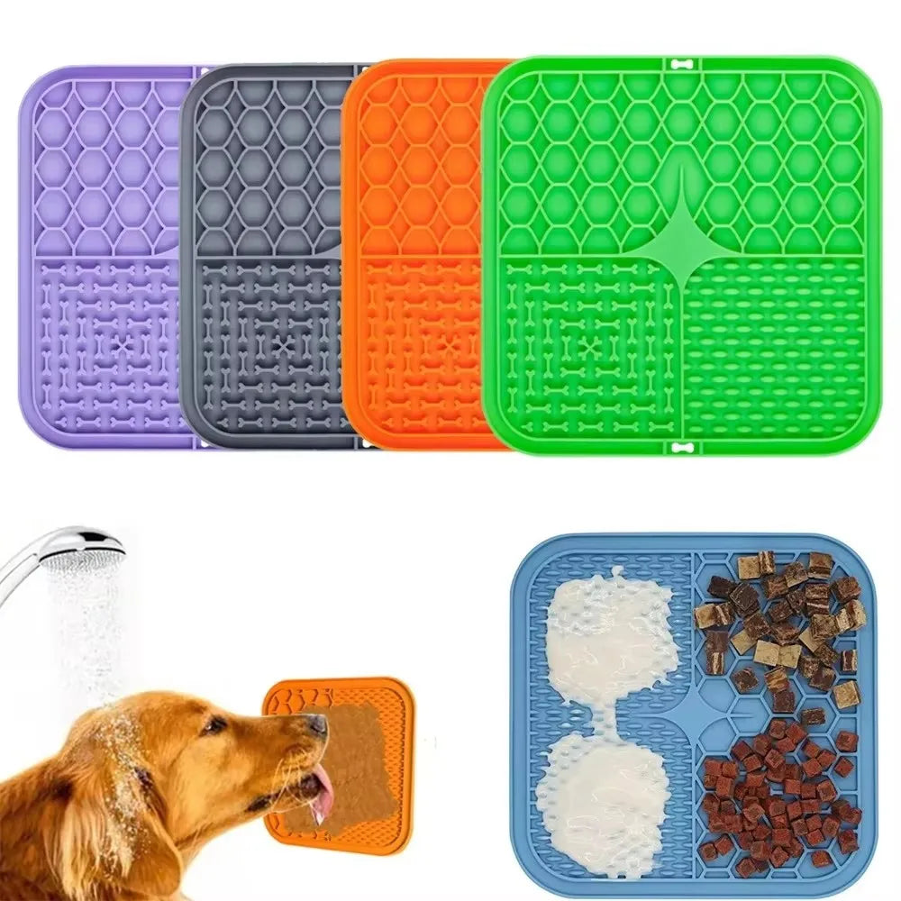 tapis bain animaux violet gris orange vert texture nid d'abeille adhésif moderne anti dérapant