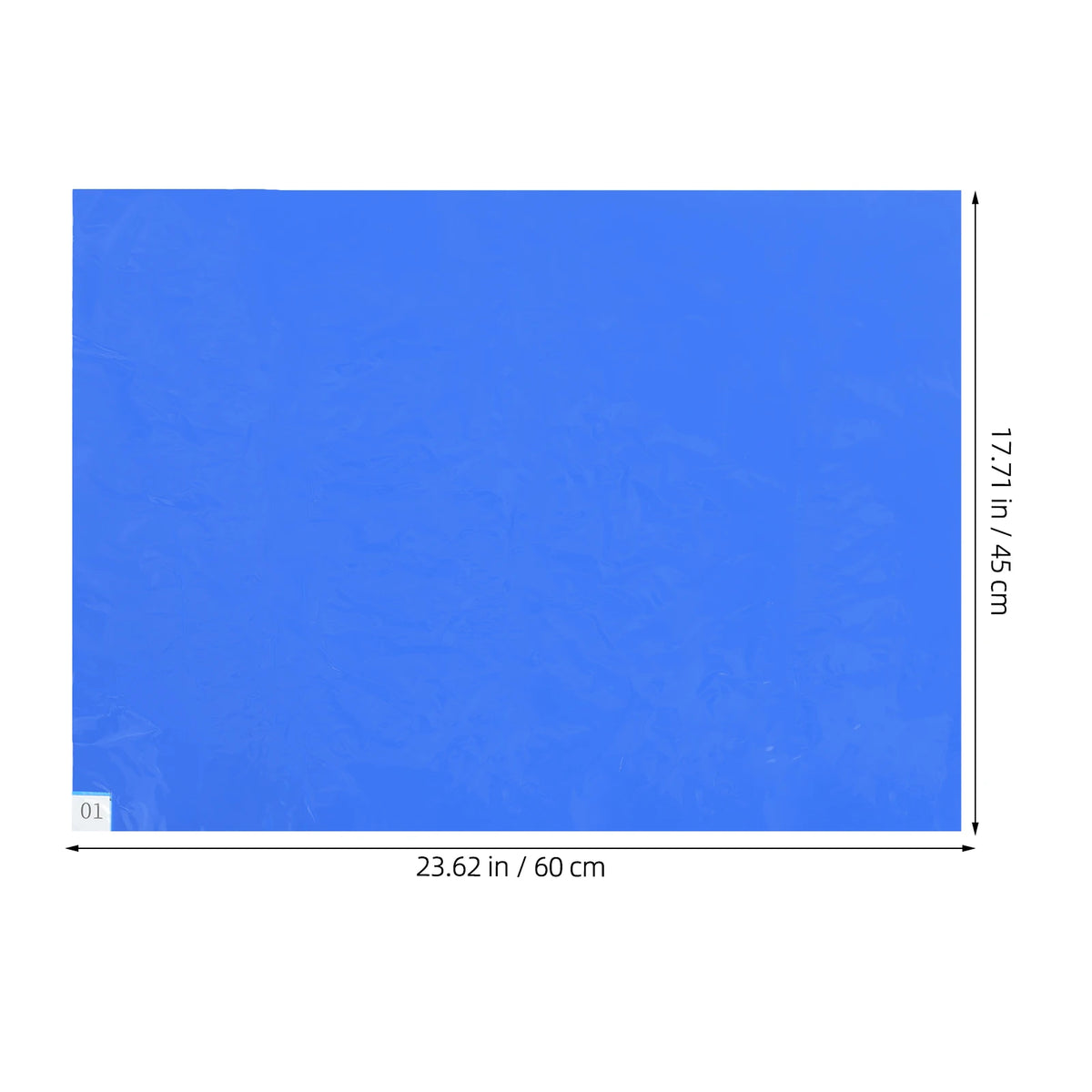 tapis adhésif bleu texture froissée moderne porte entrée sol maison simple