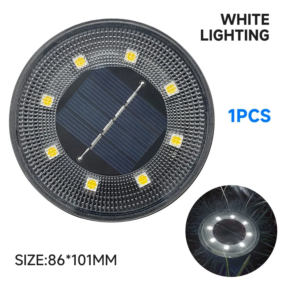 lampe solaire extérieure ip68 led noire dorée moderne jardin piscine