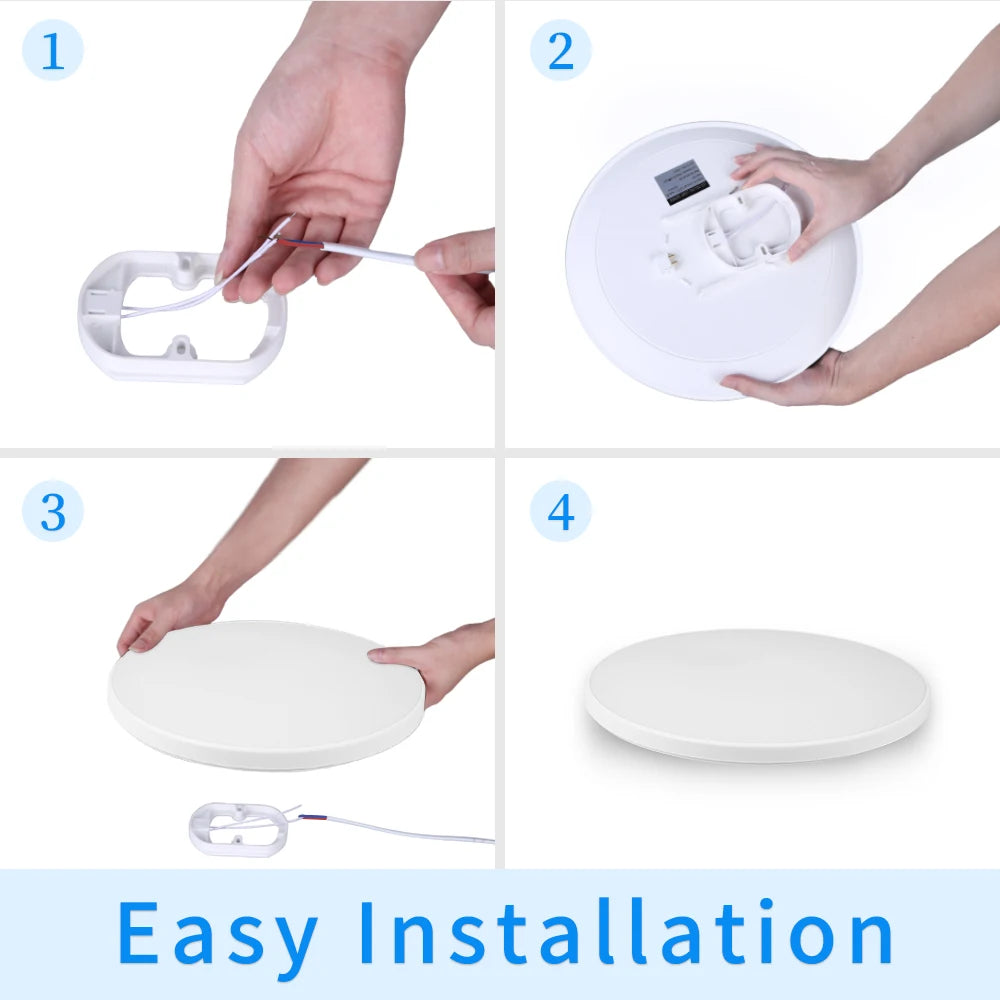 lampe led moderne blanc doré ajustement trichromatique économie énergie