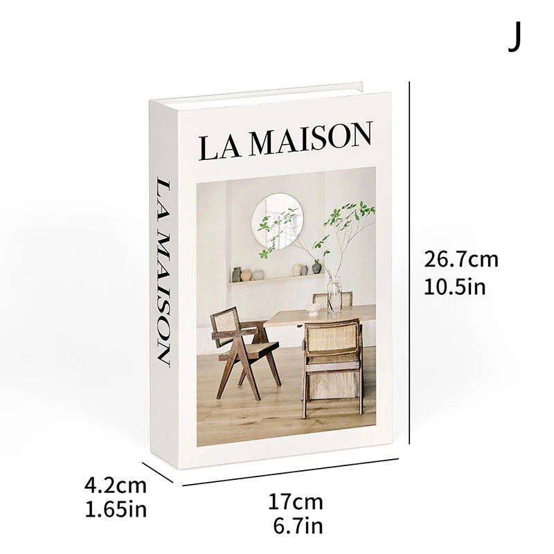 décoration intérieure livres faux blanc gris moderne minimaliste feuilles table étagère