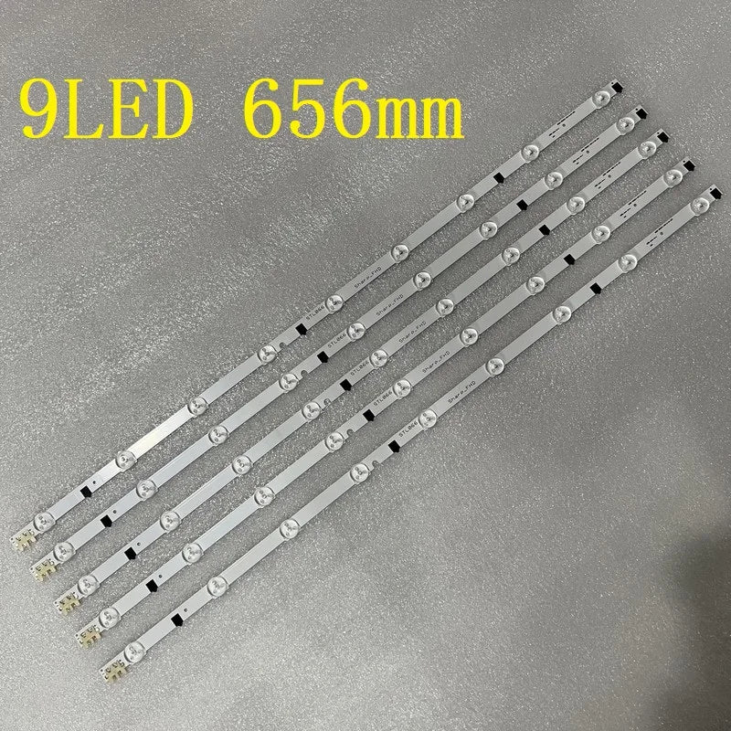 bande led blanc moderne 9led 656mm connecteurs électronique salon fixe télévision