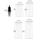 rideau imperméable blanc translucide moderne extérieur intérieur 132x183cm