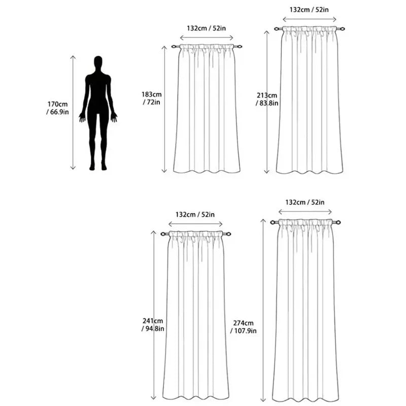 rideau imperméable blanc translucide moderne extérieur intérieur 132x183cm