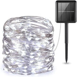 ruban lumineux solaire blanc chaud filament led moderne imperméable ip65 assemblage diy 12m 23m