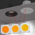 projecteur led blanc neutre froid puissance 36 60w 28mm moderne grille points