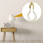 clips support ampoules or lisses modernes sécurité abat jour cuivre fer adjustable inclusion