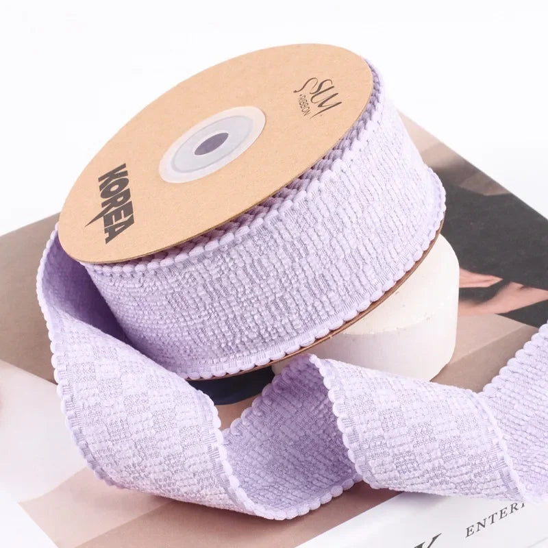 ruban velours carreaux nœud cheveux décoration artisanale fait main élégant
