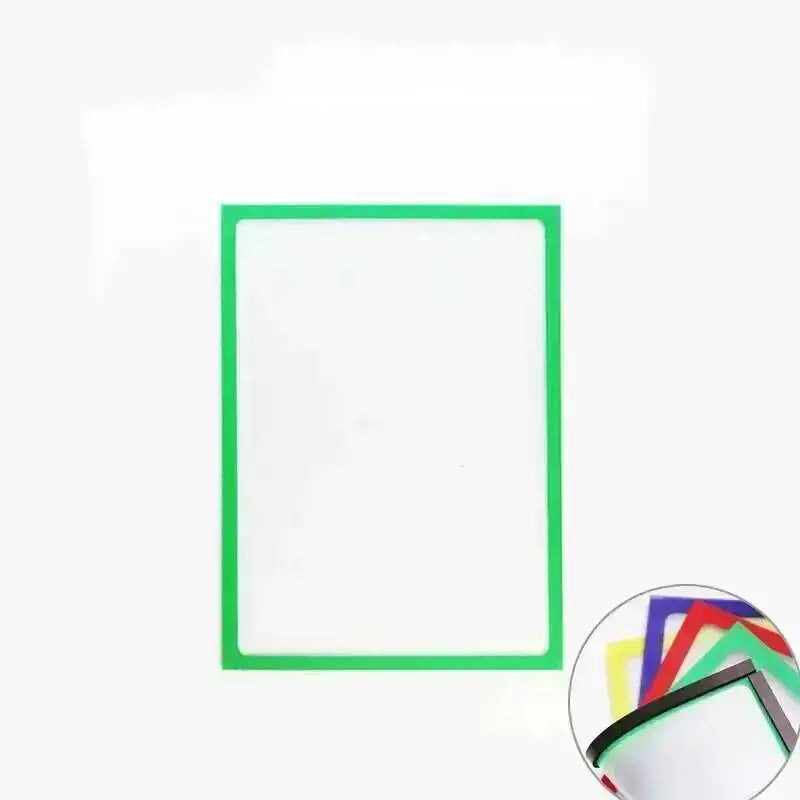 cadre photo magnétique coloré A5 transparent vert jaune bleu rouge rectangulaire moderne decorationintérieur