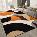 tapis moderne géométrique orange rectangle salon chambre prière extérieur commercialisation