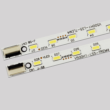 ruban led blanc moderne connecteur bouton on off 28 led 315mm