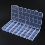 boîte rangement transparente 32 compartiments grille bijoux organisation pratique moderne