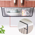 panier suspendu blanc noir réutilisable clips moderne rangement respectueux environnement multifonctionnel