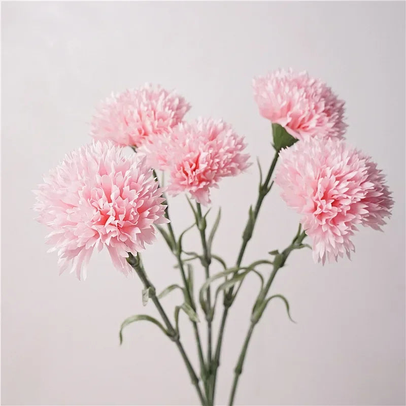 fleurs artificielles rose clair blanc moderne decoration maison anniversaire baby shower