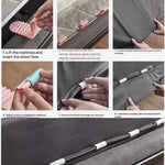 fixateur drap rose blanc moderne clips plissés anti dérapage lit pièces plastique