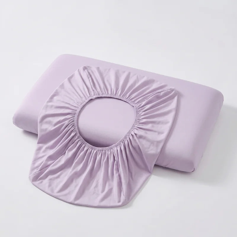 taies d'oreiller violet unies polyester douces modernes lit chambre dormitorium