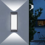 lampe murale moderne led étanche ip65 noir blanc 85265v 2492000lm autonomie